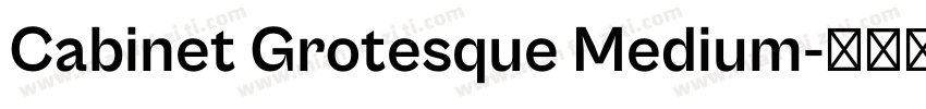 Cabinet Grotesque Medium字体转换